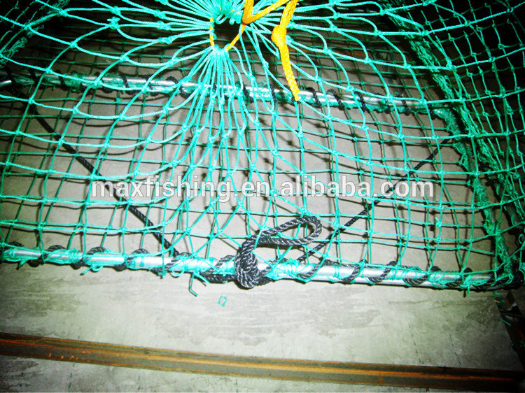 Green Fishing king crab trap