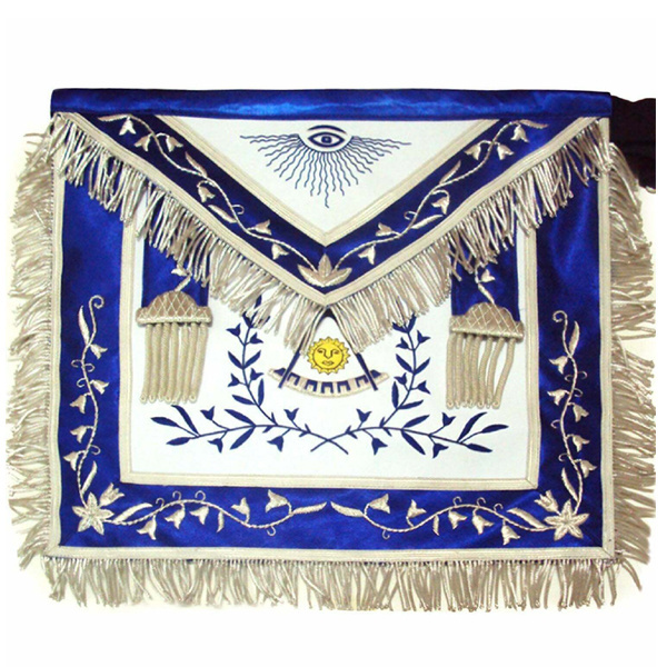 Masonic Regalia Blue Lodge Officers Aprons Set of 12 Aprons Wholesale Customized Logo Printed Masonic Aprons