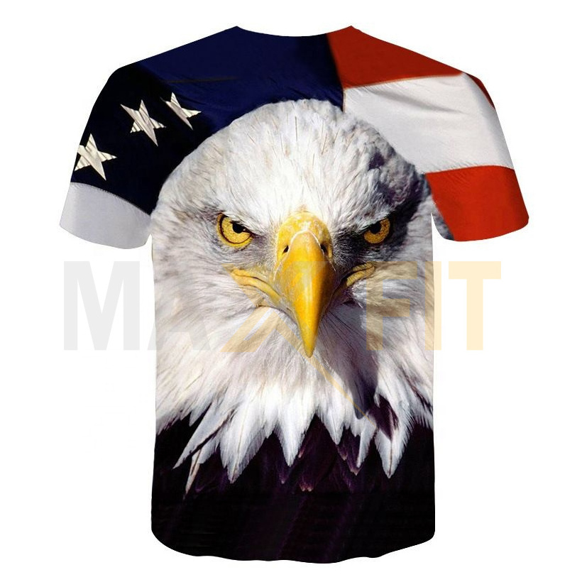 Hot Summer Wears Men's Casual 3D Printing Short-Sleeved Printing Top Design Custom Design Sublimation Men T-shirt