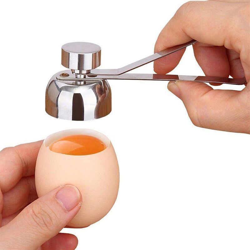 F2-277  Durable egg opener machine, RTS Kitchen gadget stainless steel egg scissors eggshell cutter egg opener