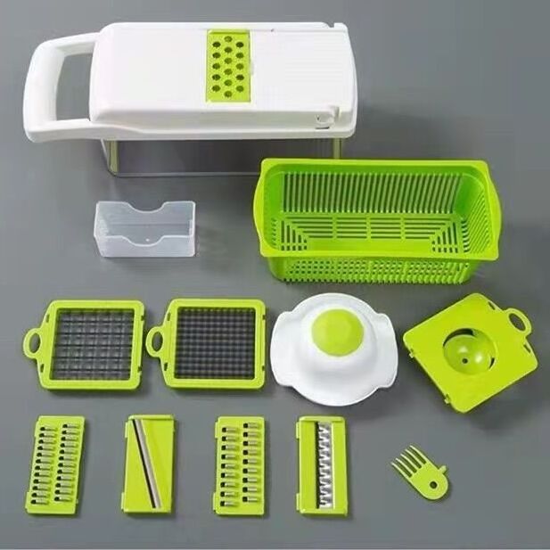 F1-339 Kitchen Multipurpose Julienne Help Multi Manual Vegetable Cutter Grater Speedy Slicer Dicer