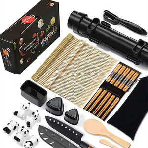 F2-667 New arrival  20 in1 set Sushi making kit set, Sushi packing tools DIY gift Sushi Machine Making Kit with Bamboo Mats