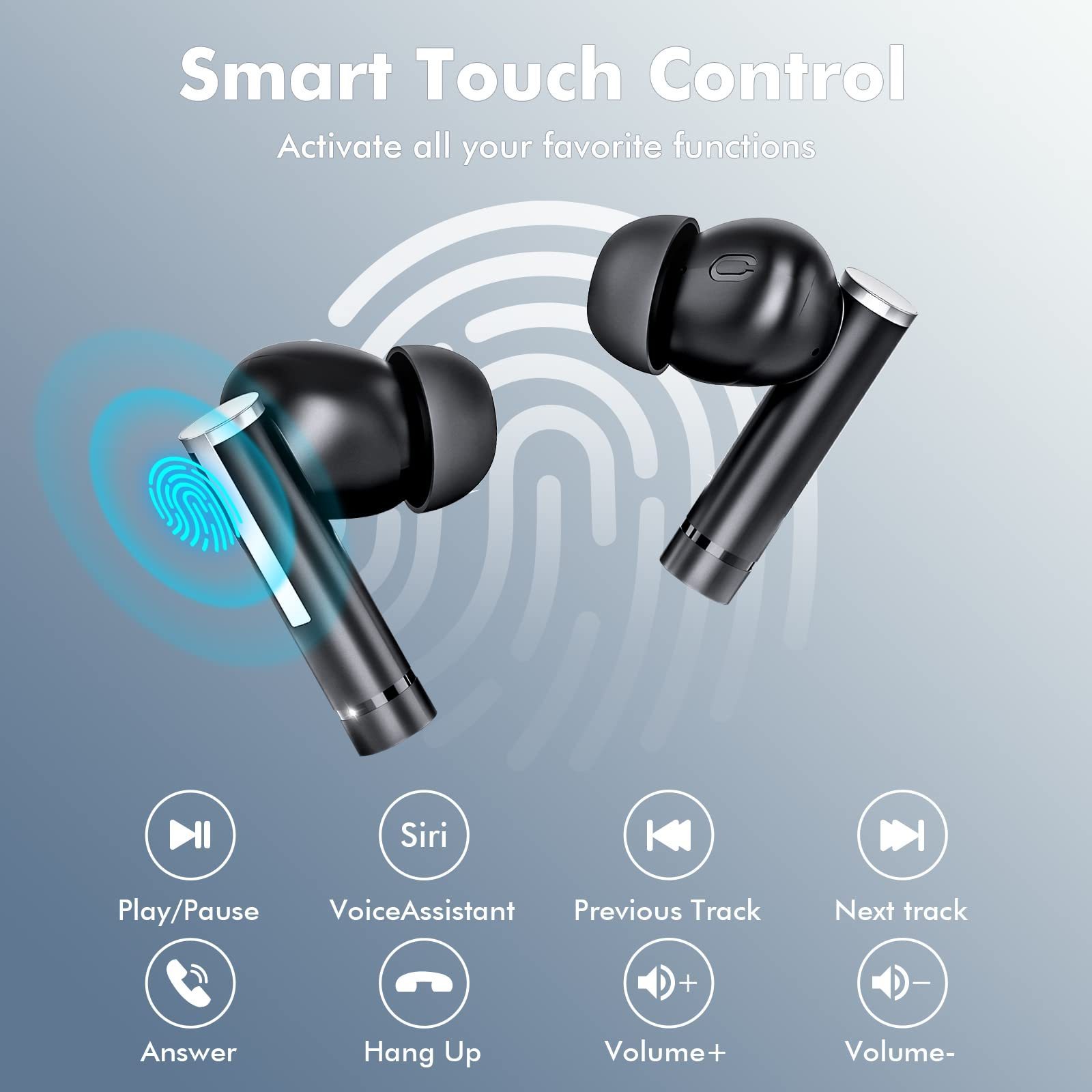 BX35 Hottest Selling TWS Wireless Headphones BT5.3 Headphones Deep Bass Stereo in-Ear Earbud LED Power Display Earbuds