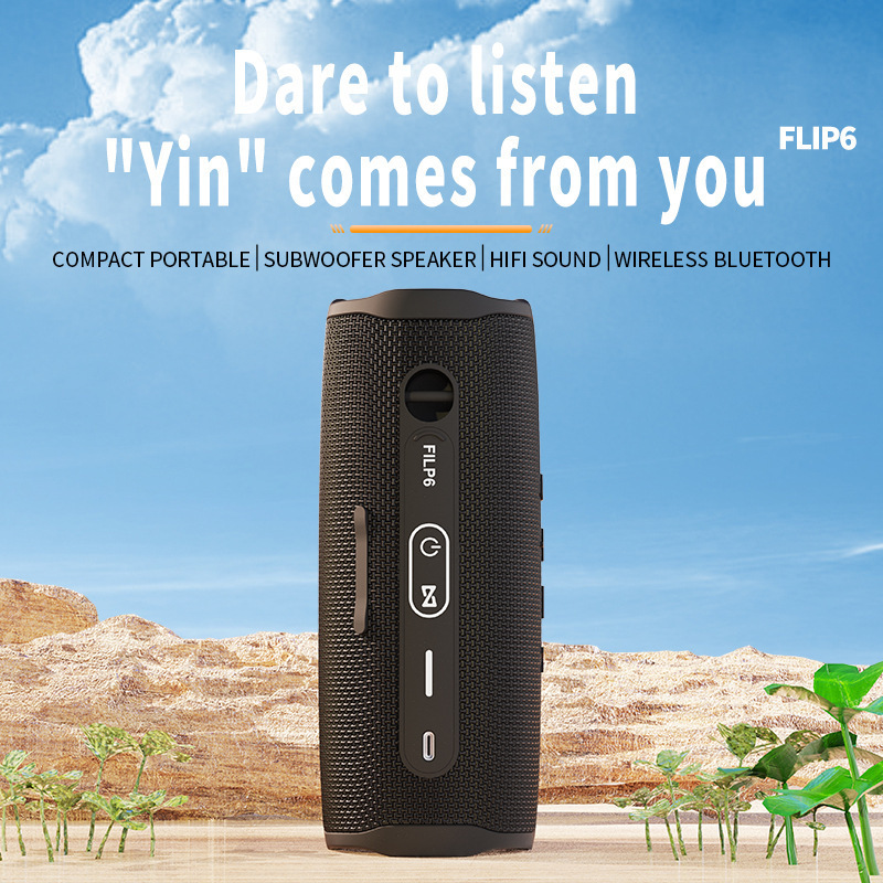 Flip6 Kaleidoscope Wireless V5.1 Speaker Portable Outdoor Sports Waterproof Small Speaker