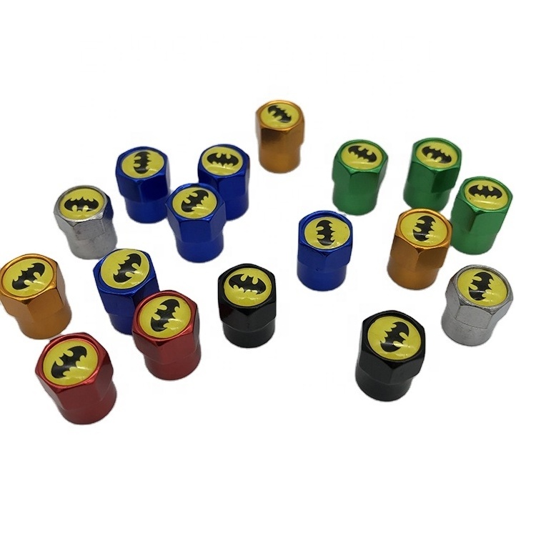 MAXFORD colorful metal Tire Valve Caps Car motorcycle bike Valve Stem Covers custom logo Wheel Rim Valve Caps