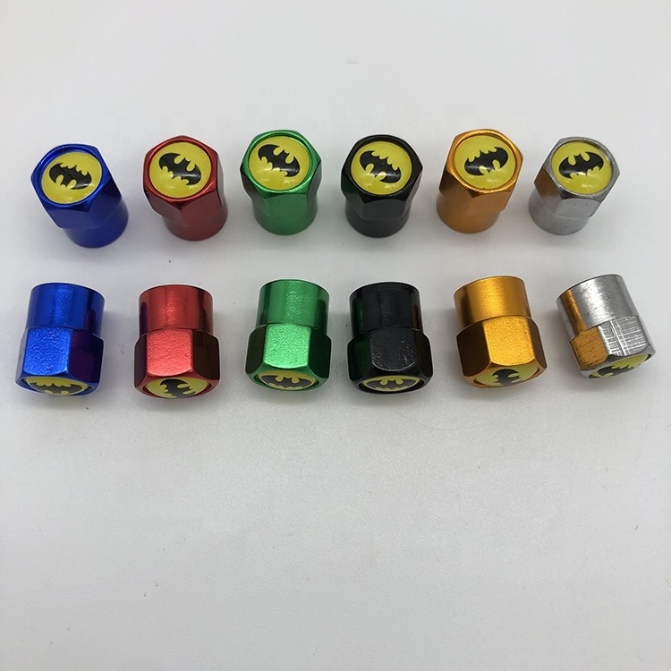 MAXFORD colorful metal Tire Valve Caps Car motorcycle bike Valve Stem Covers custom logo Wheel Rim Valve Caps