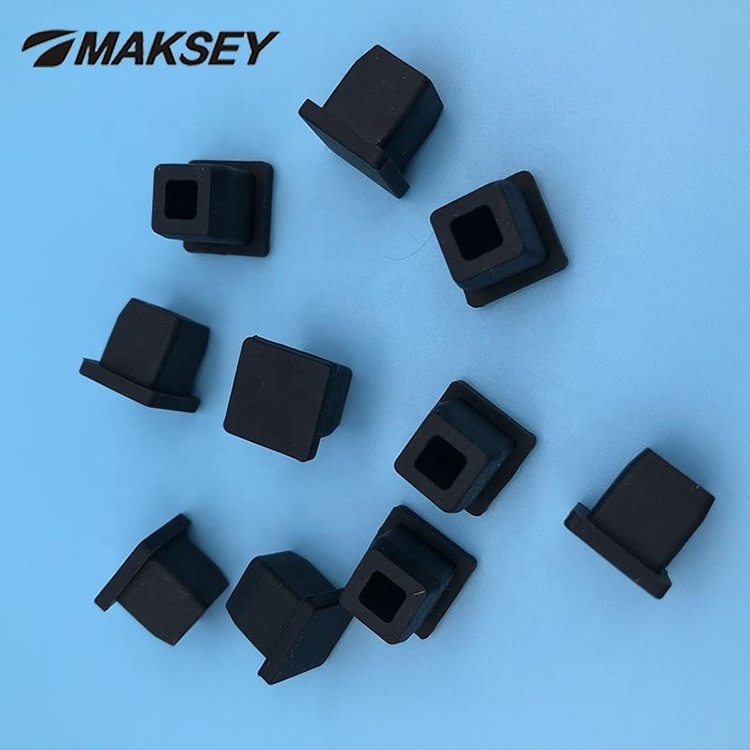 MAKSEY High Temperature resistance Silicone Stopper for Square Hole