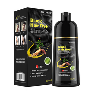 permanent black hair shampoo ammonia free hair dye without ppd last long original original factory private label oem odm