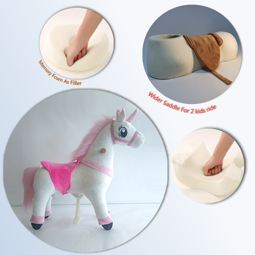 Adult ride on horse toy pony for sale, mechanical horse can walking as the real horse without electric power