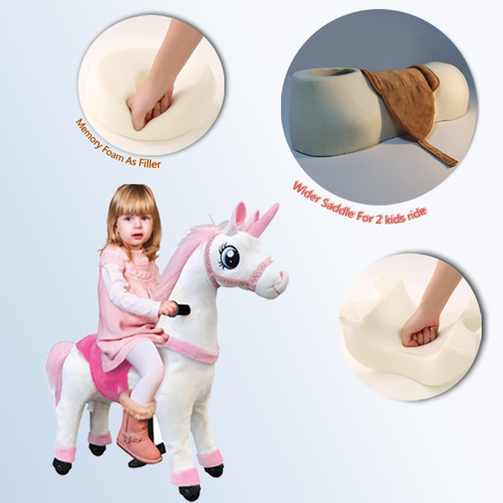 Adult ride on horse toy pony for sale, mechanical horse can walking as the real horse without electric power