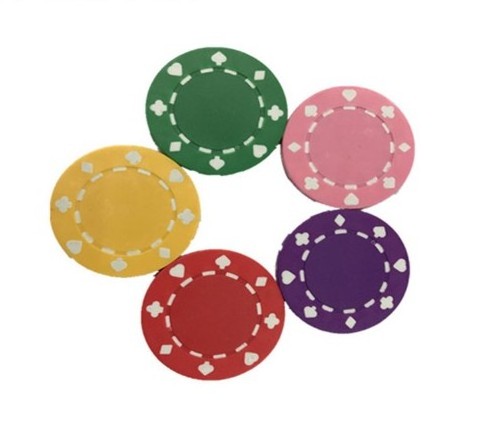 Wholesale personalised poker chips with ABS or Clay material custom poker chips logo and colors