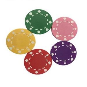 Wholesale personalised poker chips with ABS or Clay material custom poker chips logo and colors