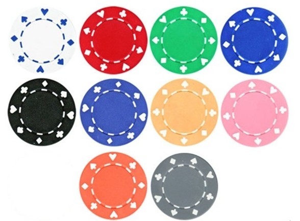 Wholesale personalised poker chips with ABS or Clay material custom poker chips logo and colors