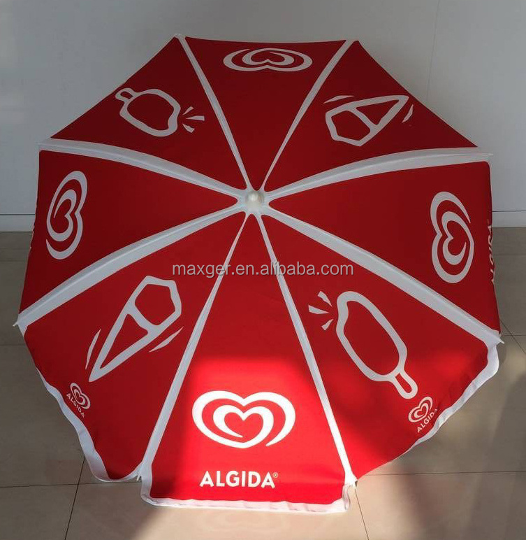 180cm x 8ribs, promotional small parasol, Customer authorization beach umbrella