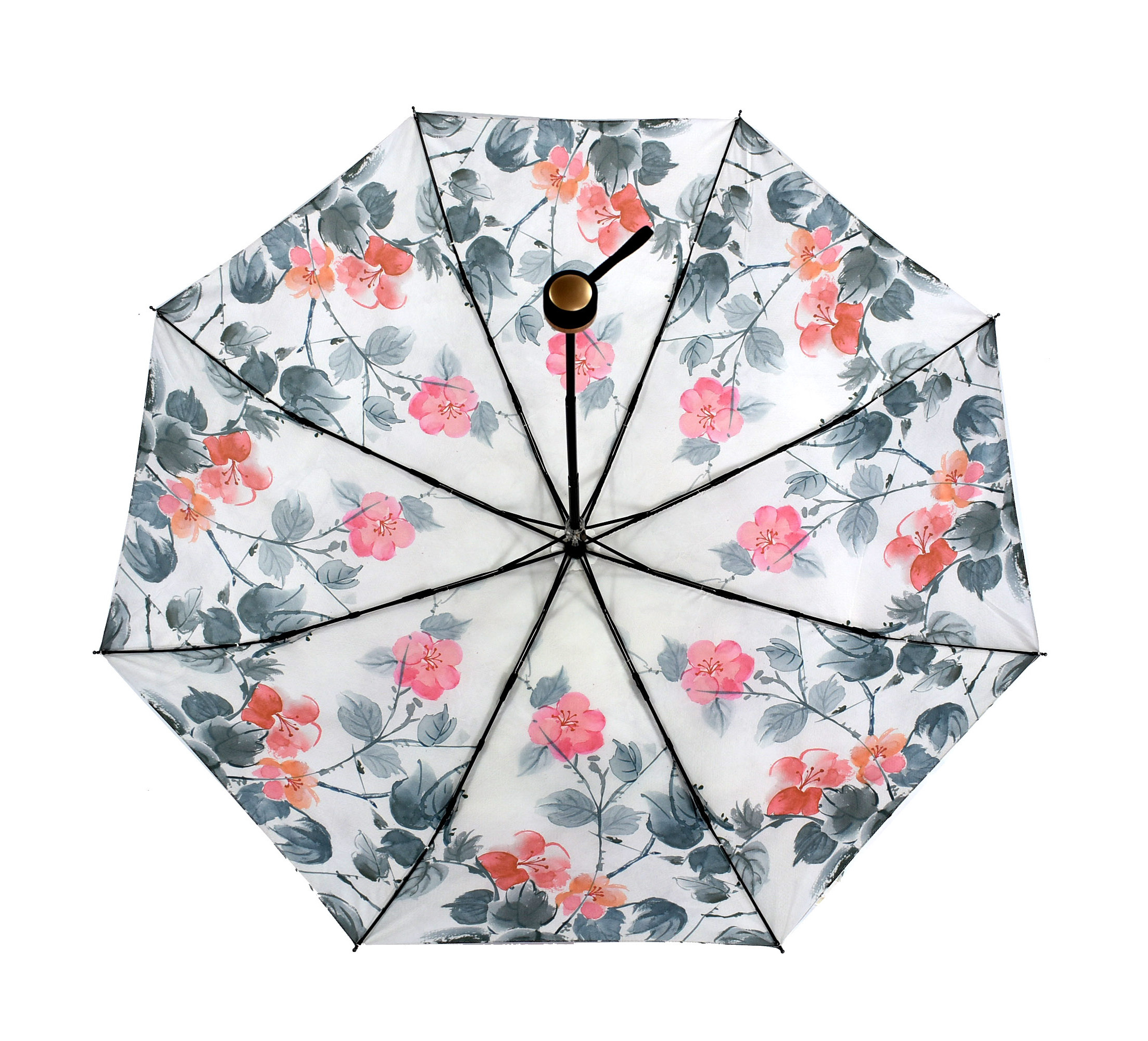 3 FOLD UMBRELLAS FOR LADY MINI FOLDING UMBRELLA PRETTY FULL PRINTING