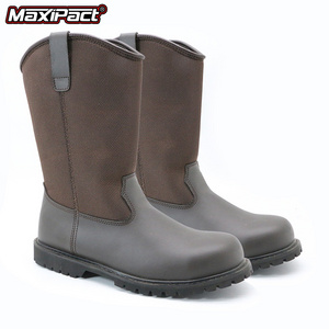 MaxiPact Labor casual woodland men leather steel toe shoes work boot men' s safety boots