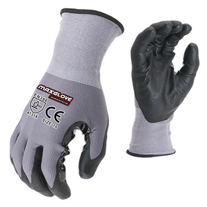 MaxiPact High flex breathable micro nitrile foam fully coated nylon elastic fiber gloves