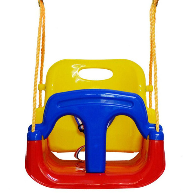 High quality 3 in 1 Swing Seat, Kids High Back Full Bucket Heavy Duty Playground Gym Secure Hanging Swing Seat Set