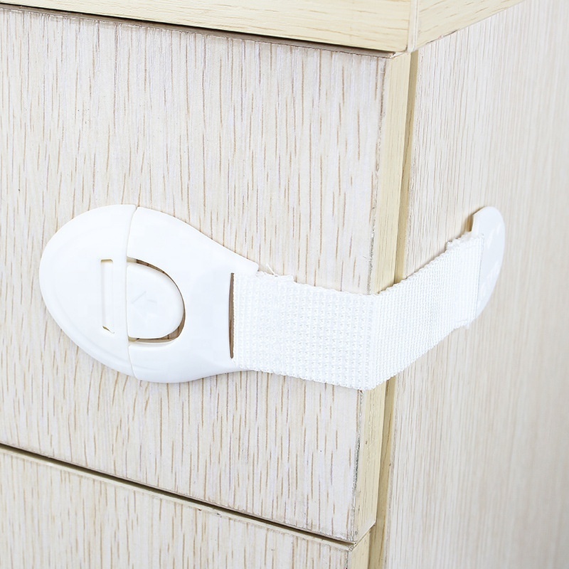 Multi-Use Adhesive Baby Proofing Child Safety Proof Door Strap Lock Baby Safety Locks for Cabinet