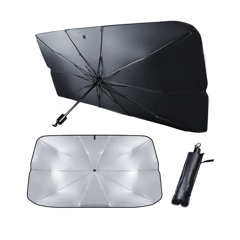 Factory Portable Car Umbrella Tents Uv Protection Car Window Solar Sunshade Umbrella