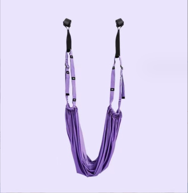 2024 Factory wholesale cheap Training Device Swing Hanging Hammock Adjustable Aerial Yoga Strap Yoga Aerial Hammock