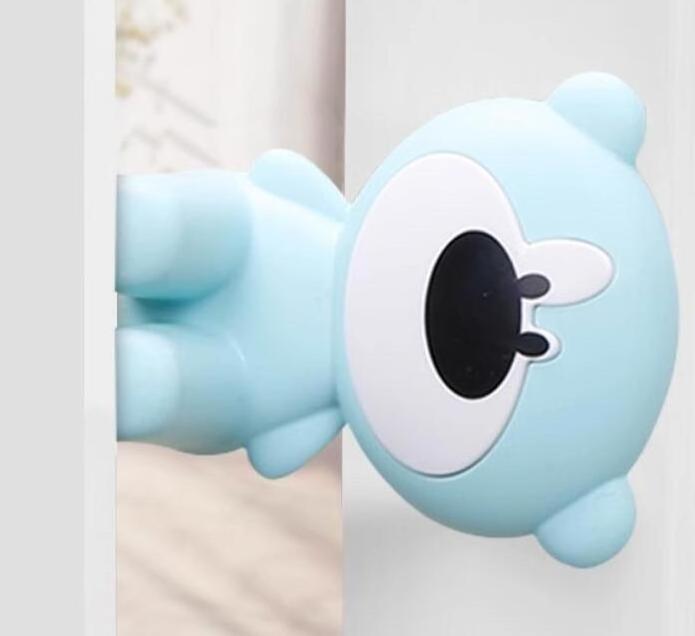 prevents door closing windproof Silicone Door Slam Stopper Baby Proofing Door Pinch Guard