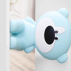 prevents door closing windproof Silicone Door Slam Stopper Baby Proofing Door Pinch Guard