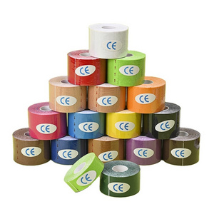 Factory Custom safety therapy cotton 5m 5cm kt waterproof fitness k tape sports muscle kinesiology tape