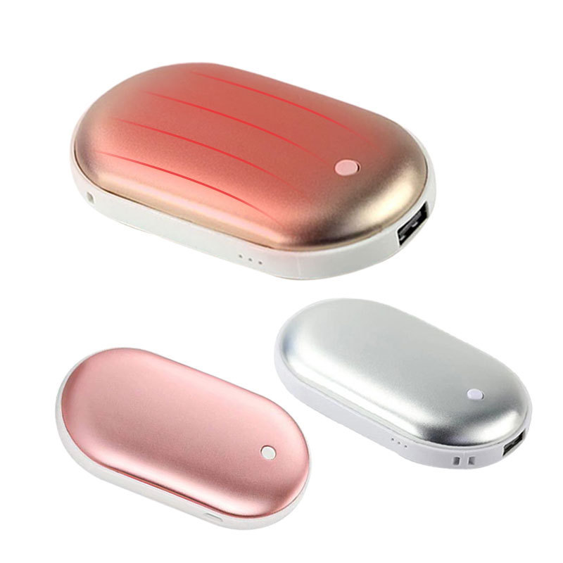 Custom white winter portable electric magnetic hot reusable usb rechargeable hand warmers heater