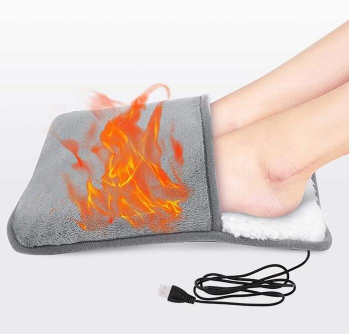 USB Electric Heating Pad Feet Warm Slippers Winter Hand Foot Warmer Washable Household Foot heater