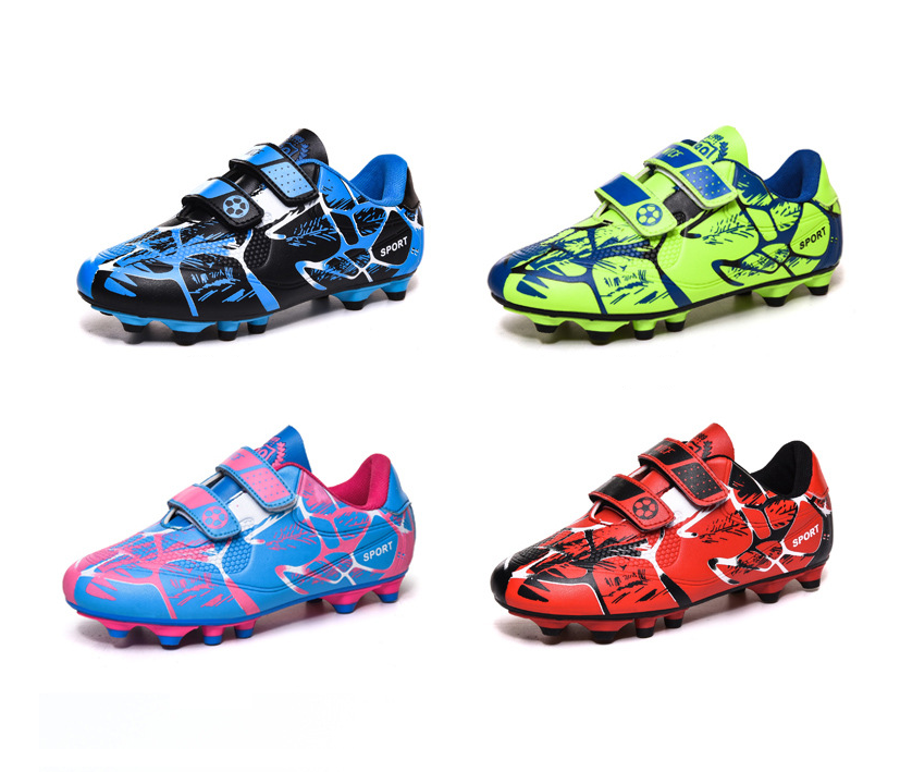 Wholesale Kids Breathable football training shoes Cleats Outdoor Soccer Shoes