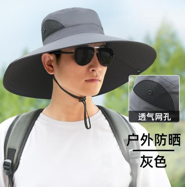 Fishing Hiking Garden Beach Waterproof Wide Brim Bucket geologist fisherman  Boonie Hat UV Protection Men Sun Hat