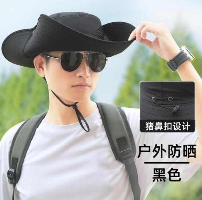 Fishing Hiking Garden Beach Waterproof Wide Brim Bucket geologist fisherman  Boonie Hat UV Protection Men Sun Hat