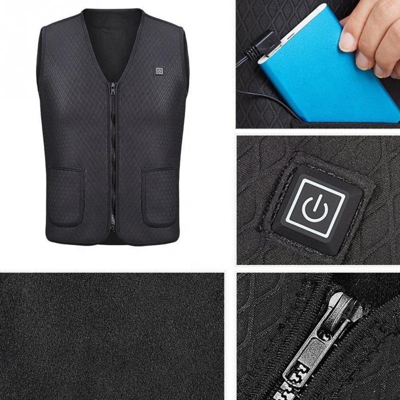 hot sale body warmer USB charging heated vest