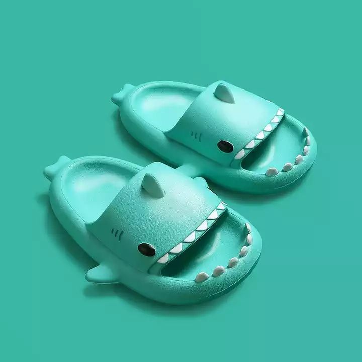 Baby Sharks Flip Flop Sandals Shoes Slides Adult Shark Slipper Drop Shipping Shark Slippers Quick Drying Wholesale China Summer