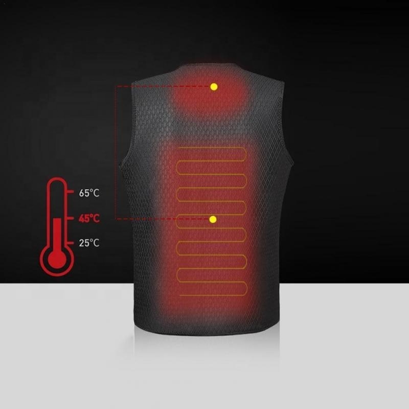 hot sale body warmer USB charging heated vest