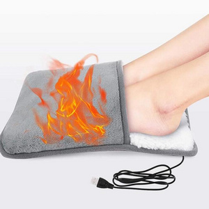 USB Electric Heating Pad Feet Warm Slippers Winter Hand Foot Warmer Washable Household Foot heater