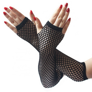 Sexy Women Girls Leg Arm Cuff Party Wear Fancy Dress Neon Fingerless Fishnet Gloves