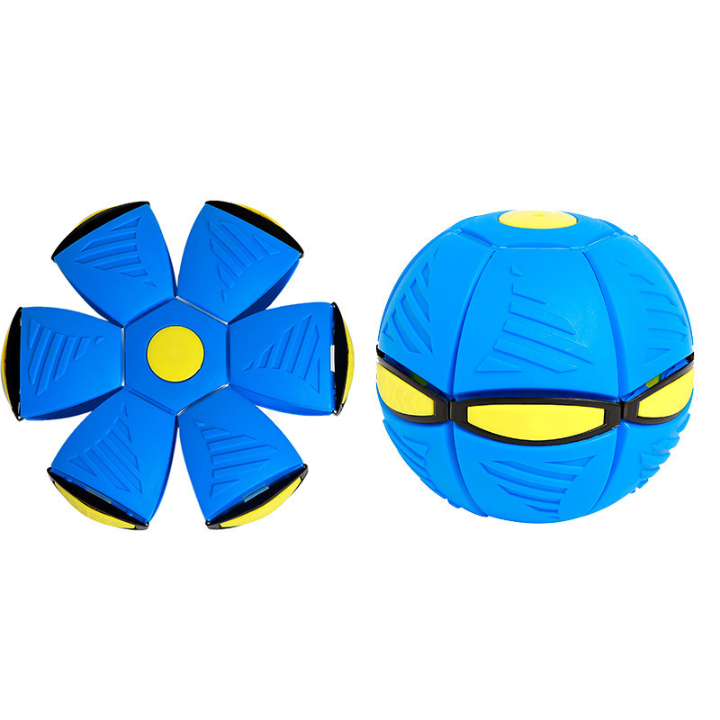 Outdoor Deformable  glowing ball Multiplayer UFO Football Basketball flying saucer Toy balls