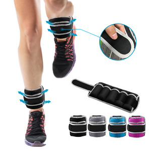 Wholesale workout heavy pink adjustable exercise training new running 3kg wrist&ankle sandbags leg wrist and ankle weights