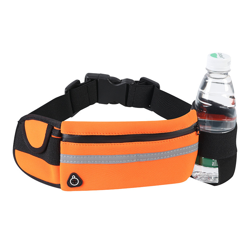 Outdoor Sports Phone Pocket Jogging Fanny Pack Waterproof Waist Belt Bag with Water Bottle Holder