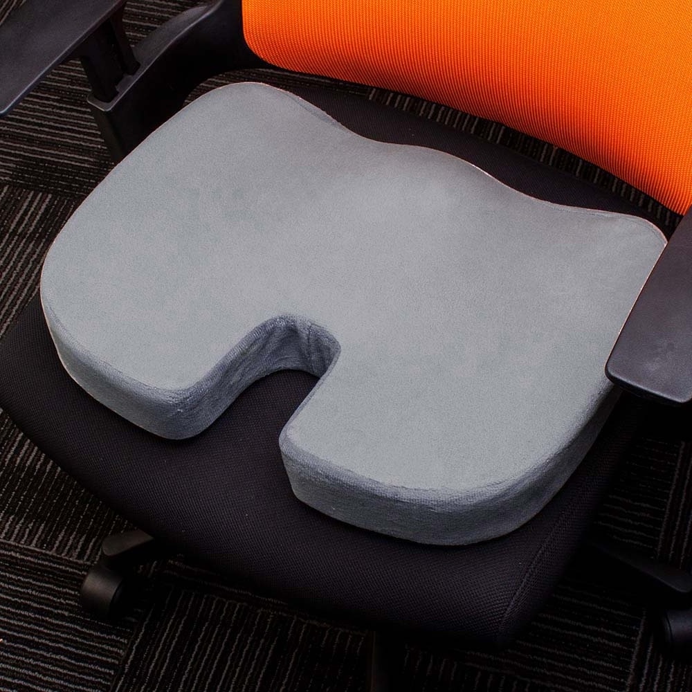 High Quality Qrthopedic Removeable Car Office Chair Memory Foam Seat Cushion pad