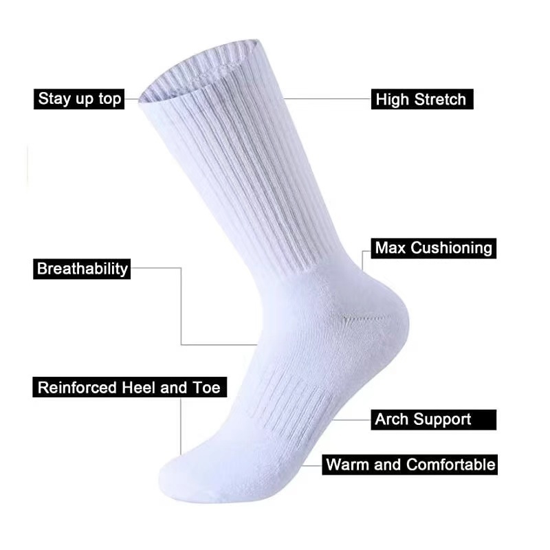 Custom short Blank digital print socks mid calf sublimation sports socks