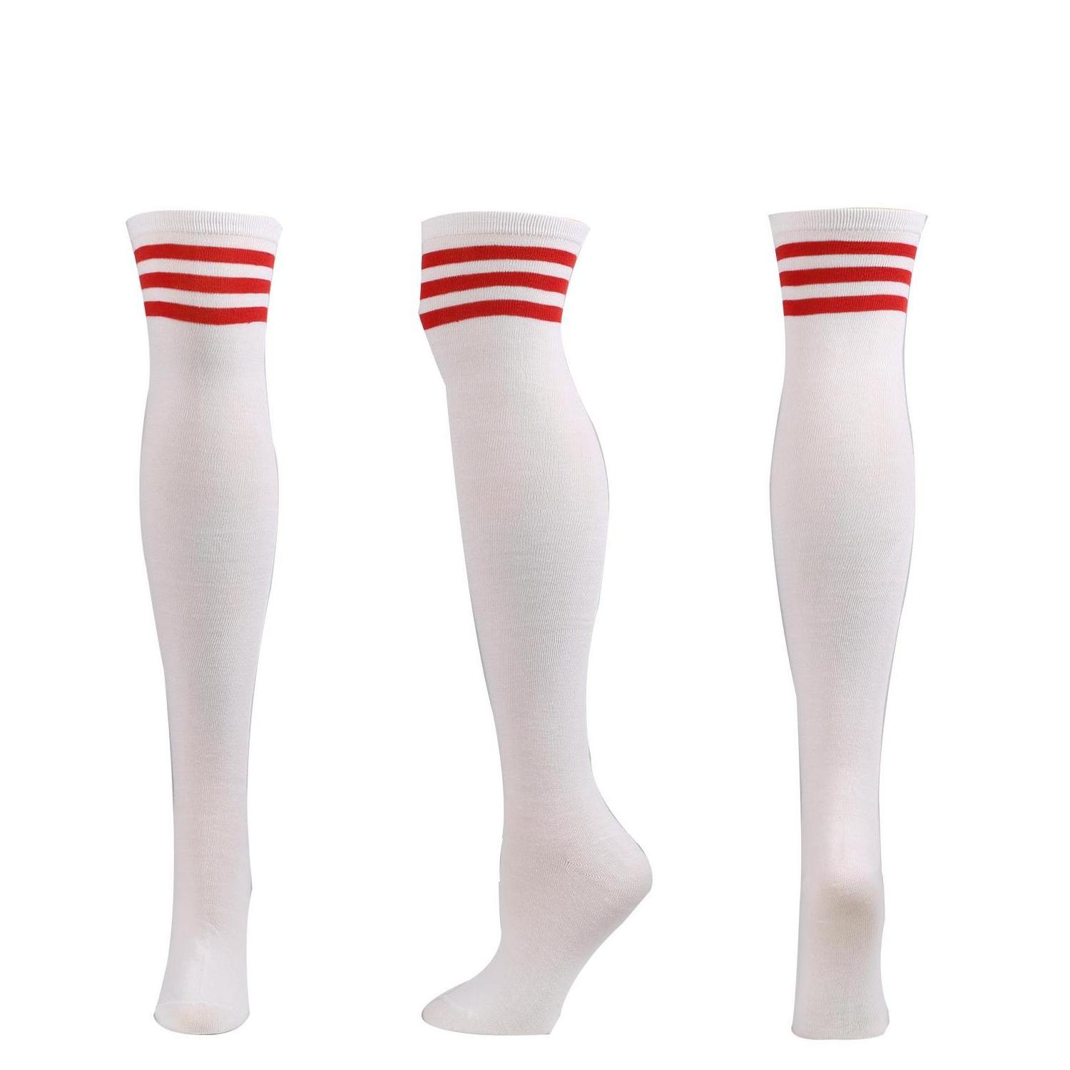 Casual Tube Socks Cotton Knee High Socks Solid All Season Gift Knit Women Knee Long Leg Warmer Stocking