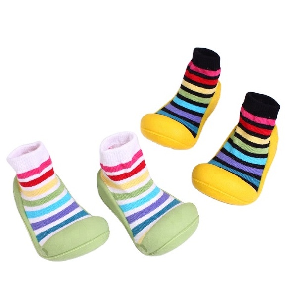 Hot Sale Kids Rubber Sole Shoes Kids Waterproof Socks