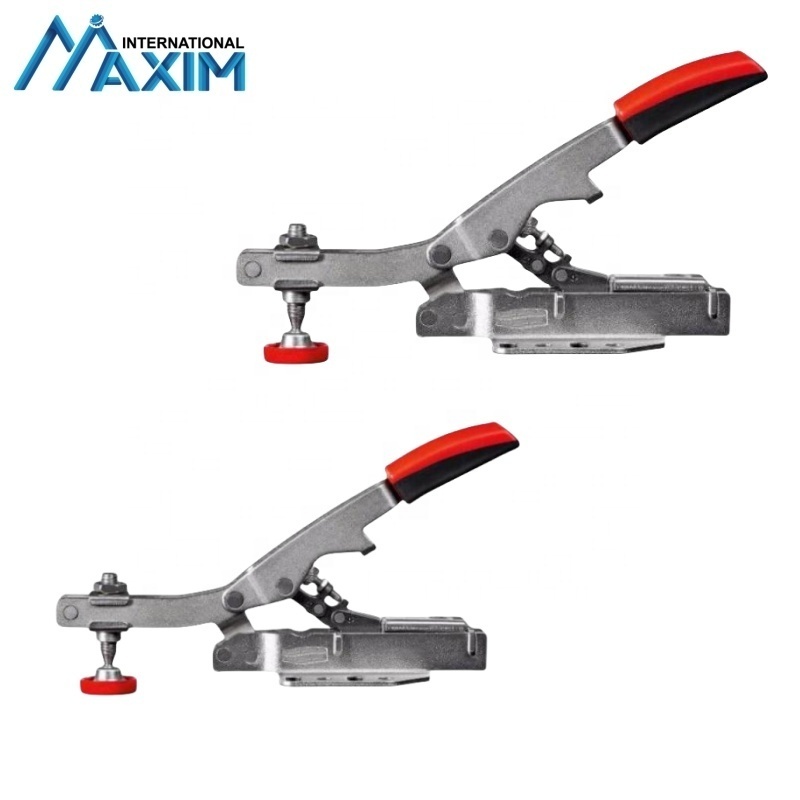 Auto-Adjust Hold Down Toggle Clamp with Vertical Base Plate