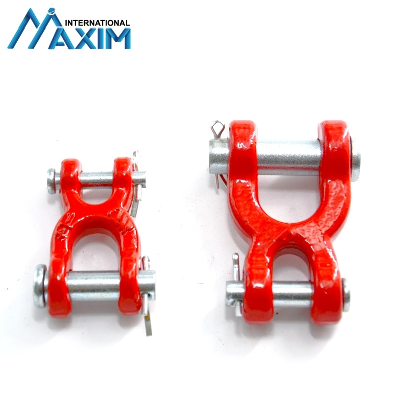 Grade 80  Forged Chain Connector Plated Double Clevis Link