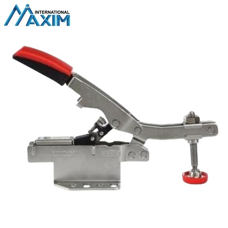 Auto-Adjust Hold Down Toggle Clamp with Vertical Base Plate