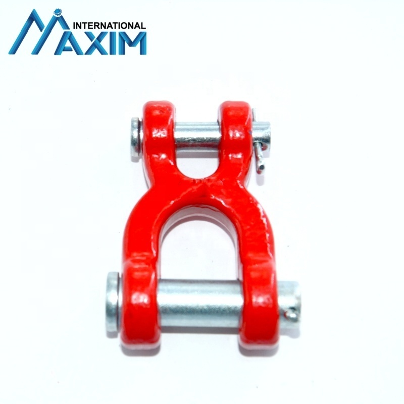 Grade 80  Forged Chain Connector Plated Double Clevis Link