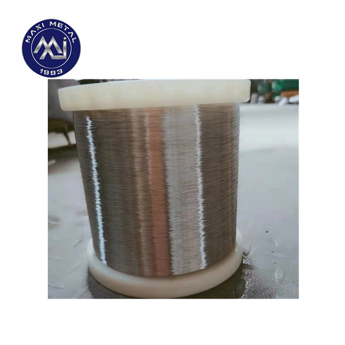 High quality ultra thin 0.025 mm nickel 200 wire 99.98 pure nickel wire